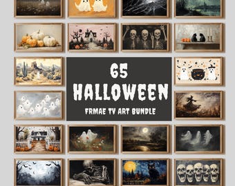 Halloween Frame TV Art Set | Spooky Fall TV Art | Halloween Digital Art for Frame TV | Halloween Tv Art Bundle | Witchy Samsung Frame Tv Art
