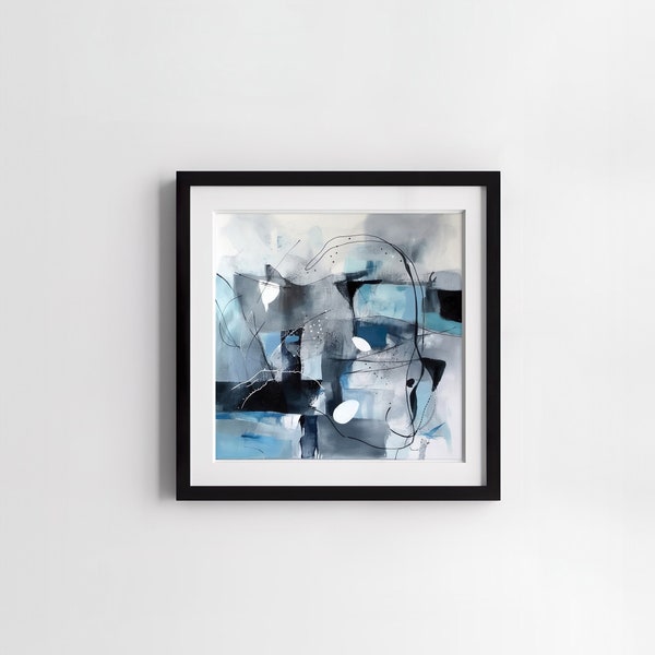 Ethereal Symphony | Abstract Expressionism Wall Art Wall Decor | Printable Digital Download