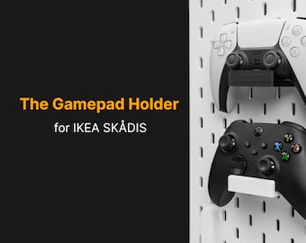 The Gamepad Holder - for IKEA SKÅDIS pegboard