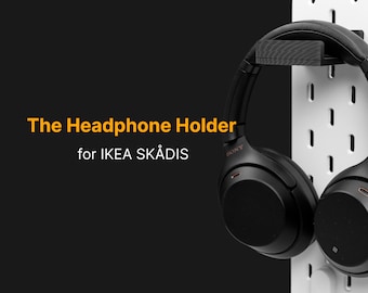 The Headphone Holder - for IKEA SKÅDIS pegboard