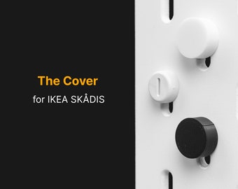 The Cover - Screw cover for IKEA SKÅDIS perforated plate