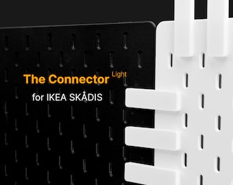 The Connector (Light) - Connector for IKEA SKÅDIS pegboard