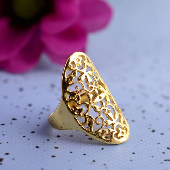 Filigree ring best sale