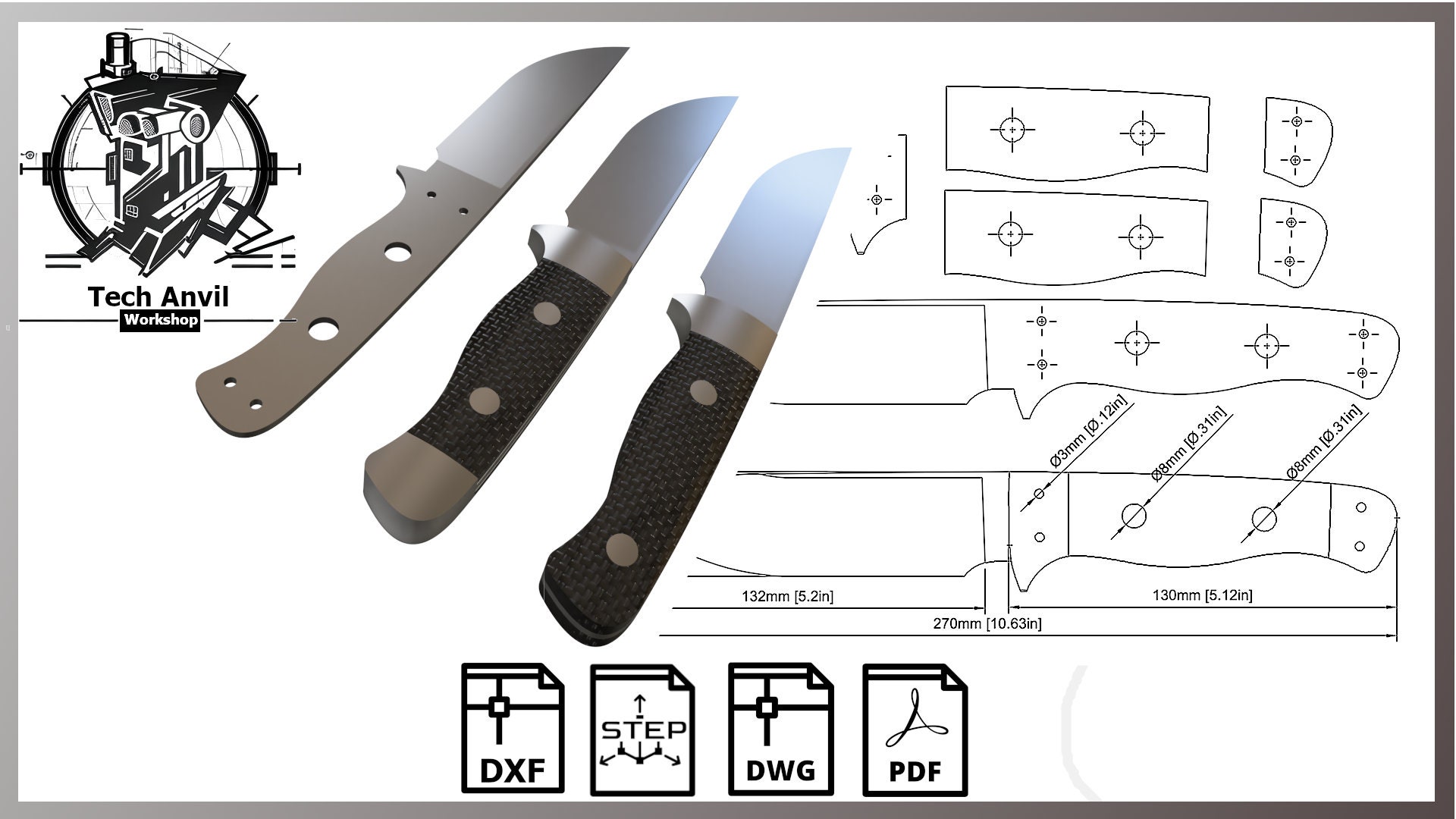 bushcraft knife patterns