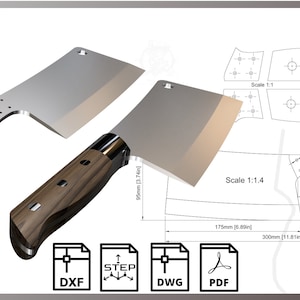 Cleaver Design Template, pdf, dxf, dwg, step