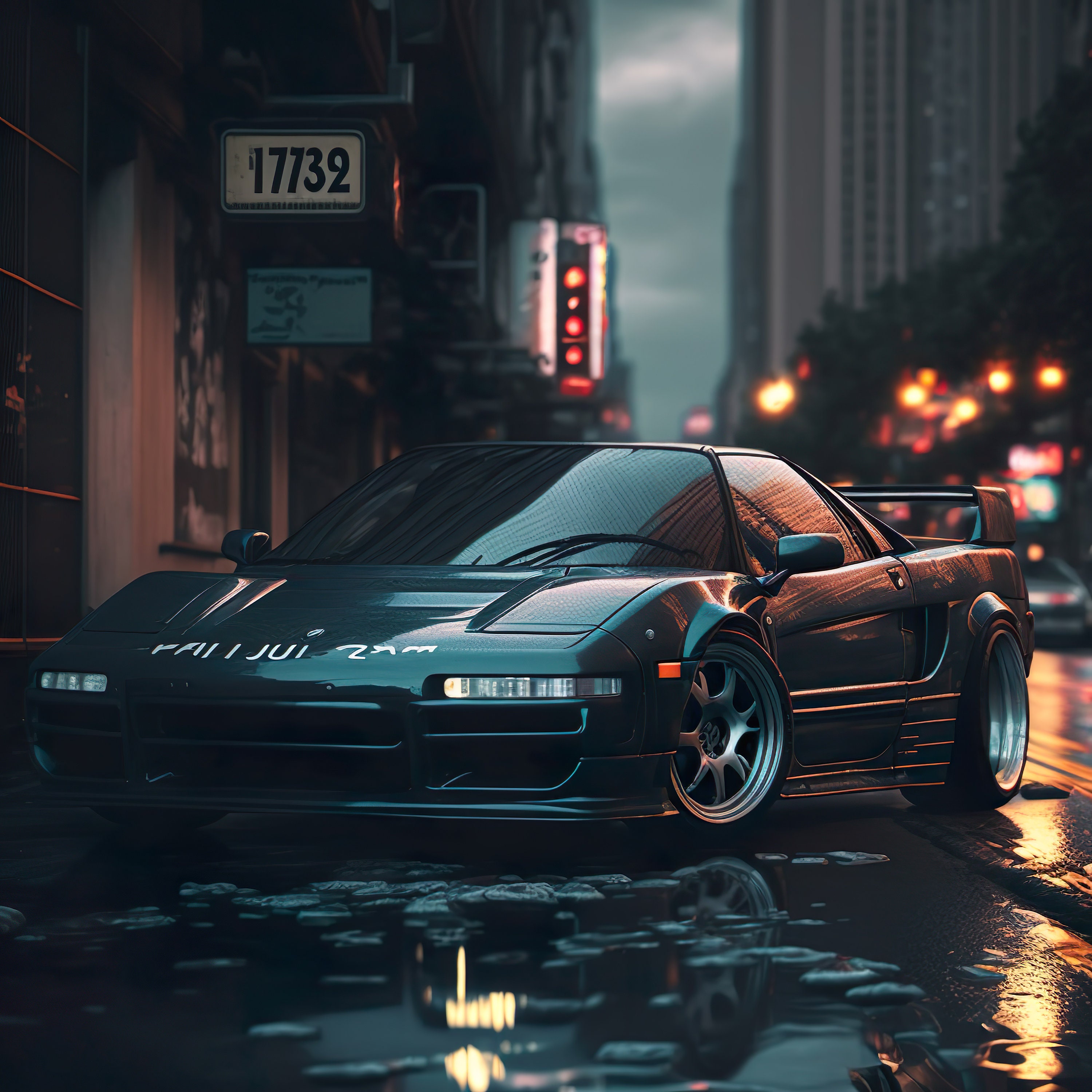 Honda NSX Classic Japanese - Digital Art - Etsy