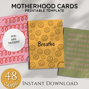 Moederschap kaart postpartum kaart aanmoediging voor moeder motiverende dek bewuste gift voor moeder bevestiging kaart zelfzorg positieve gift