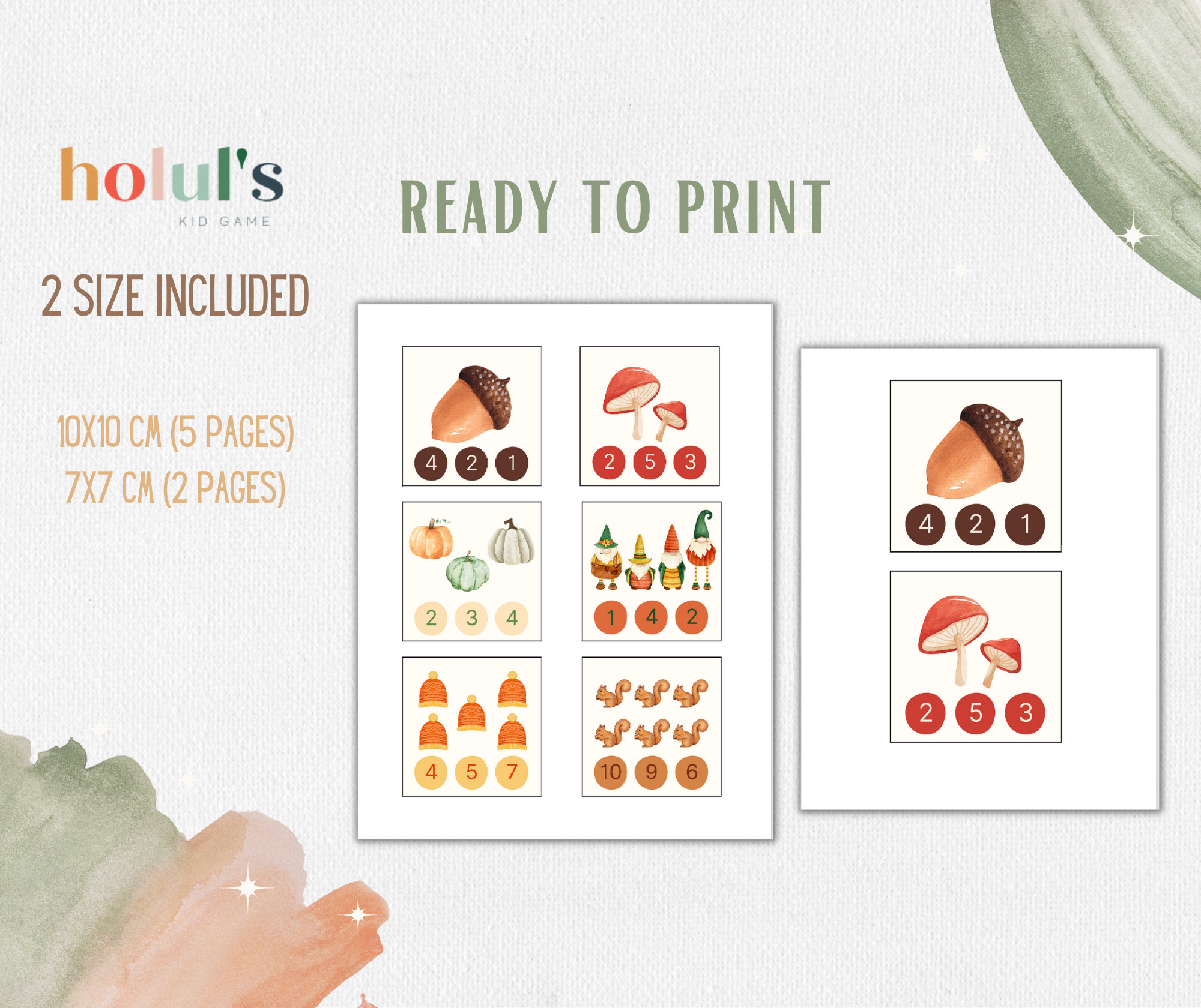 10 Number Flash Cards •count and Clip • Number Cards 1-10 •montessori ...