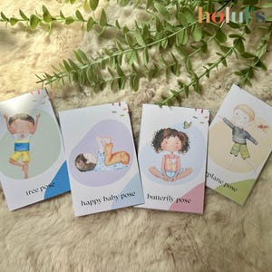 Kinder Yoga Karten • Yoga Karteikarten • Beruhigung Aktivität • Yoga für Kinder • Yoga Karten • Yoga Posen • DIGITAL DOWNLOAD