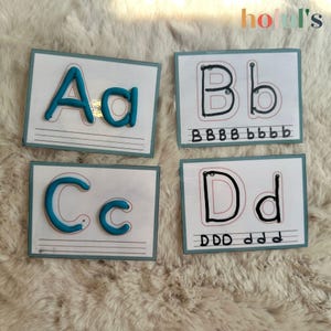 Preschool Printables Alphabet Play Doh Mats • Preschool Printable Writing Handwriting Practice • Activities for Kids • DIGITAL DOWNLOAD