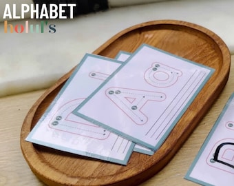 Preschool Printables Alphabet Play Doh Mats • Preschool Printable Writing Handwriting Practice • Activities for Kids • DIGITAL DOWNLOAD