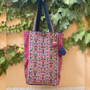 Hmong embroidered shoulder bag