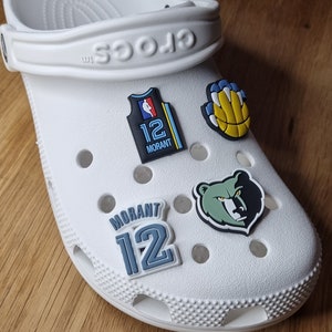 Morant Grizzlies Basketball Shoes Shoe Charms NBA style for Crocs image 2