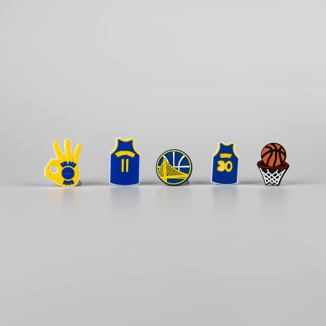 Golden State Warriors Shoe Charm Set NBA Listing A Trendy Shoe