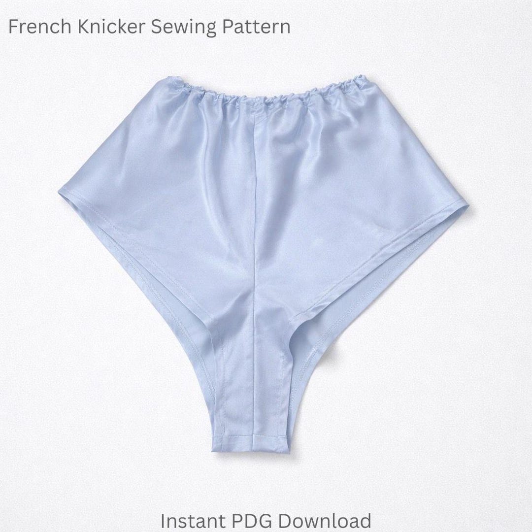 French Knicker Sewing Pattern | High Cut Lingerie, DIY Bridal Underwear ...