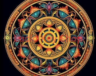 Morphic Field Mandala - Good Luck Charm