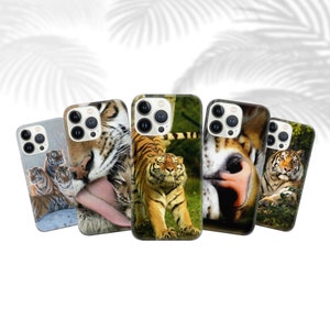 Majestic Tiger Phone Case Safari Animal Cover for iPhone 15 14 13 12 Pro 11 XR for Samsung S23 S22 A8 73 A53 A13 Pixel 8 7 6A