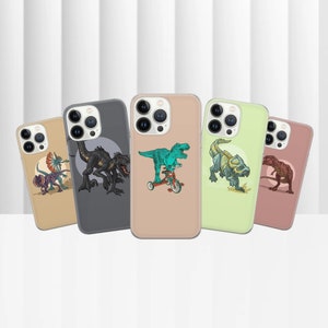 Tyrannosaurus Phone Case Dino T Rex Cover for iPhone 15 14 13 12 Pro 11 XR for Samsung S23 S22 A8 73 A53 A13 Pixel 8 7 6A