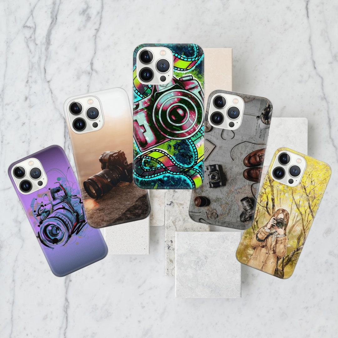 Photographer Phone Case Camera Cover for iPhone 15 14 13 12 Pro 11 XR ...