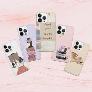 Book Lover Phone Case Read Books Cover for iPhone 15 14 13 12 Pro 11 XR for Samsung S23 S22 A8 73 A53 A13 Pixel 8 7 6A