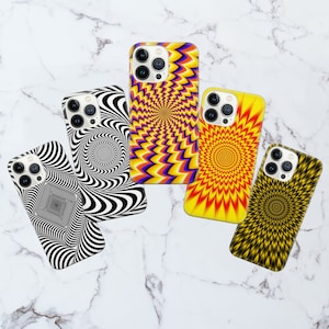 Illusion Phone Case Optical Cover for iPhone 15 14 13 12 Pro 11 XR for Samsung S23 S22 A8 73 A53 A13 Pixel 8 7 6A