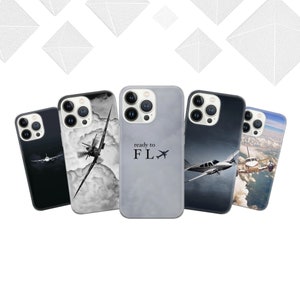 Aircraft Phone Case Aviation Cover for iPhone 15 14 13 12 Pro 11 XR for Samsung S23 S22 A8 73 A53 A13 Pixel 8 7 6A