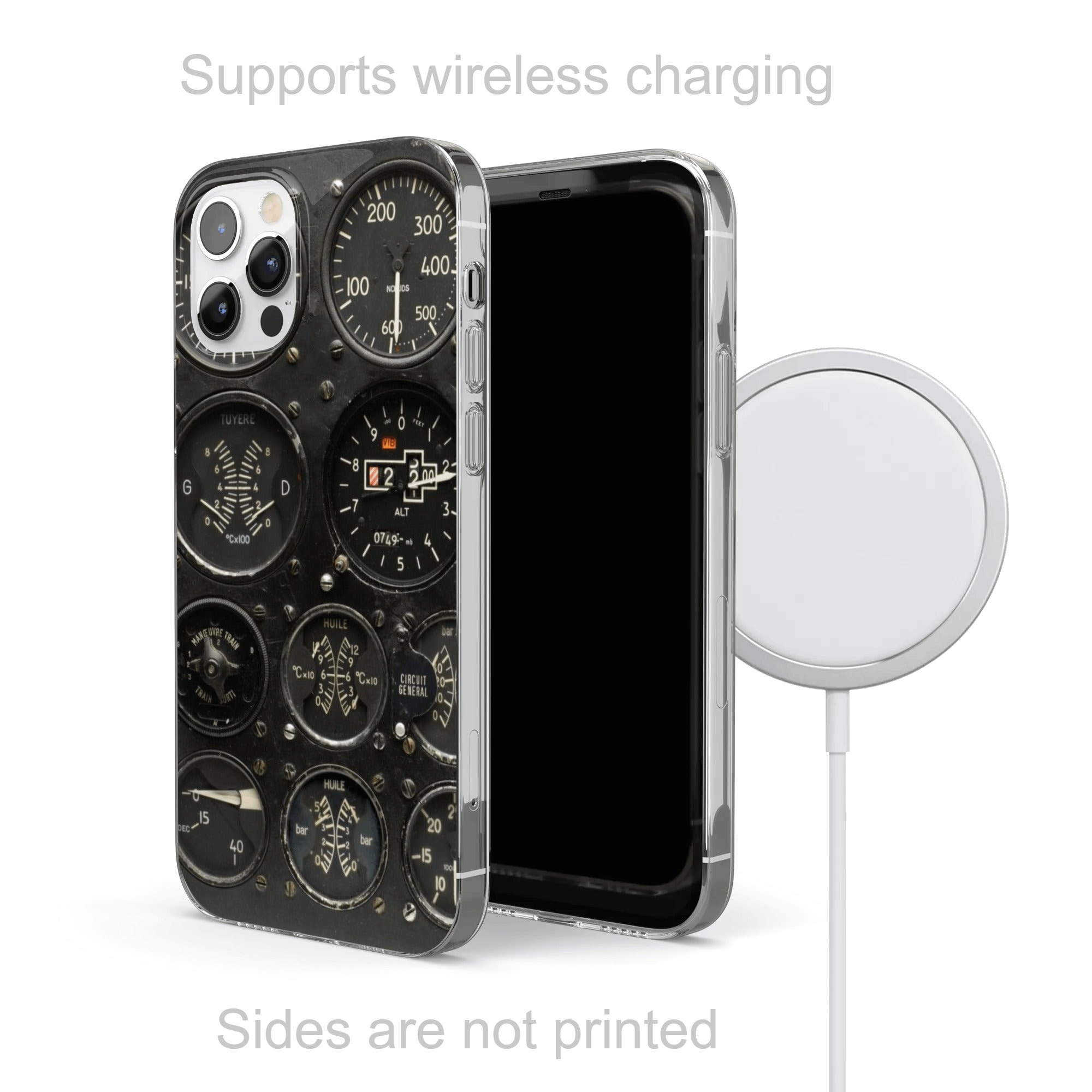 Aviation Phone Case Pilot Flight Cover for iPhone 15 14 13 12 Pro 11 XR