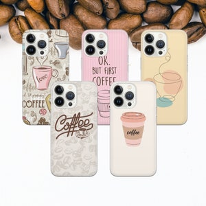 Caffeine Phone Case Coffee addict Cover for iPhone 15 14 13 12 Pro 11 XR for Samsung S23 S22 A8 73 A53 A13 Pixel 8 7 6A