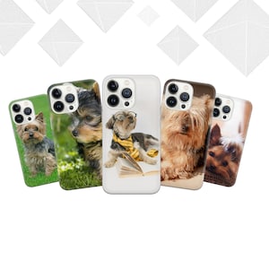 Yorkshire Phone Case Dog Lover Cover for iPhone 15 14 13 12 Pro 11 XR for Samsung S23 S22 A8 73 A53 A13 Pixel 8 7 6A
