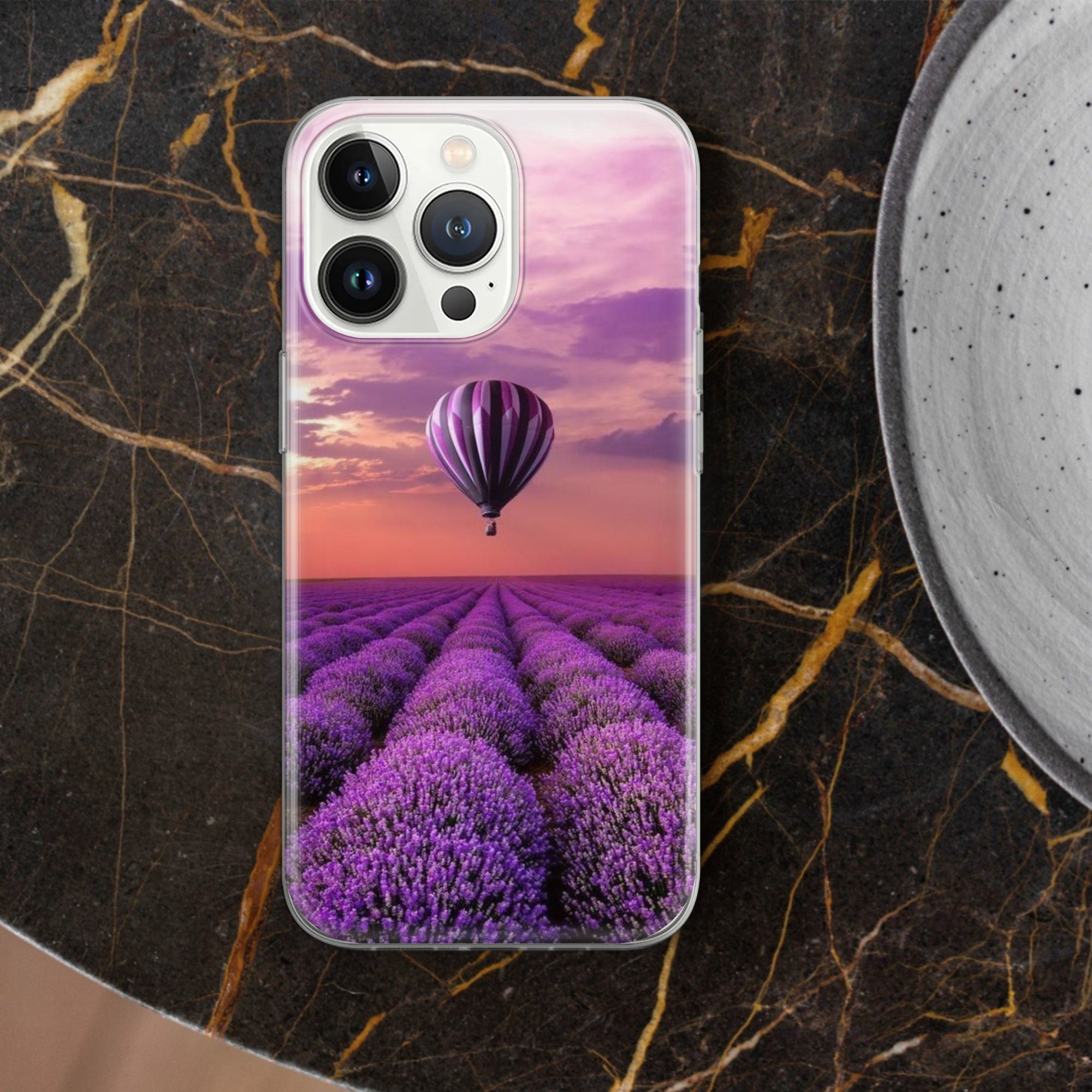ラベンダー 携帯ケース バイオレット フラワー カバー iPhone 15 14 13