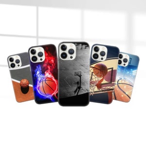 Basketball Phone Case sport Cover for iPhone 15 14 13 12 Pro 11 XR for Samsung S23 S22 A8 73 A53 A13 Pixel 8 7 6A
