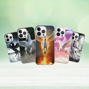Pegasus Phone Case Horse Lovers Cover for iPhone 15 14 13 12 Pro 11 XR for Samsung S23 S22 A8 73 A53 A13 Pixel 8 7 6A