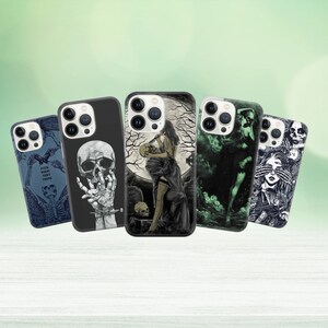 Skeleton Phone Case Occult Bones Cover for iPhone 15 14 13 12 Pro 11 XR for Samsung S23 S22 A8 73 A53 A13 Pixel 8 7 6A