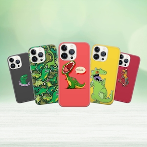Dino T Rex Phone Case Jurassic Cover for iPhone 15 14 13 12 Pro 11 XR for Samsung S23 S22 A8 73 A53 A13 Pixel 8 7 6A