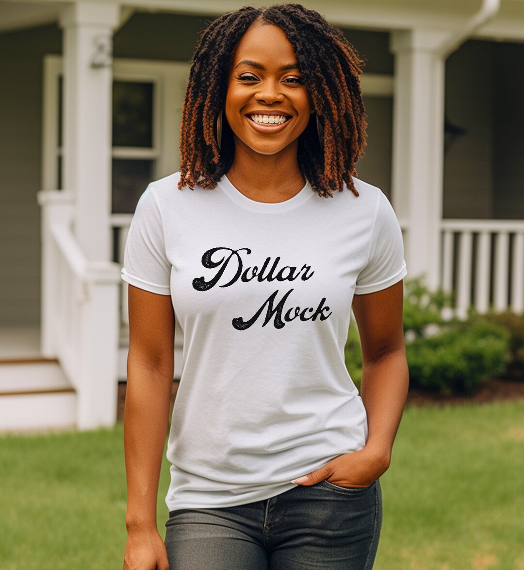 White Bella Canvas 3001 T-shirt Mockup Womens T-shirt Mockup - Etsy