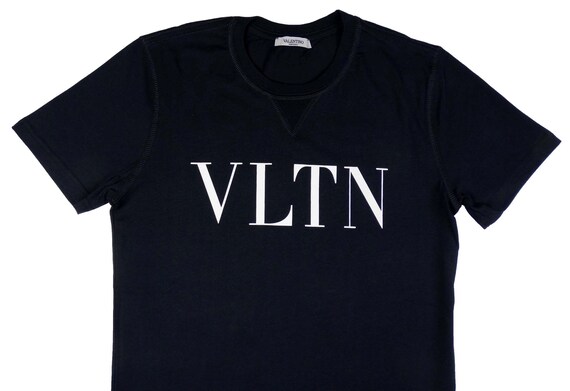 VALENTINO T-shirt VLTN Fashion Tee Italy Size S - Etsy