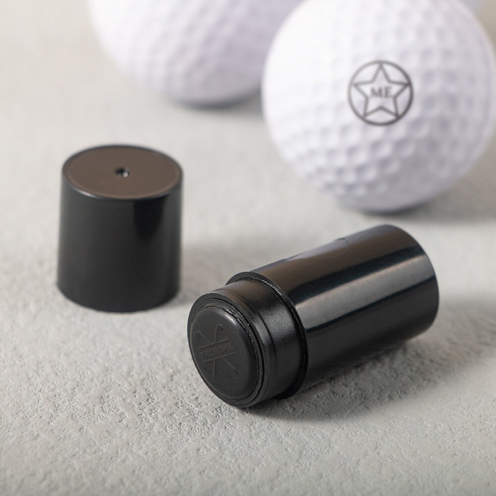 Personalized Golf Ball Stamp Custom Plastic Material Golf Etsy