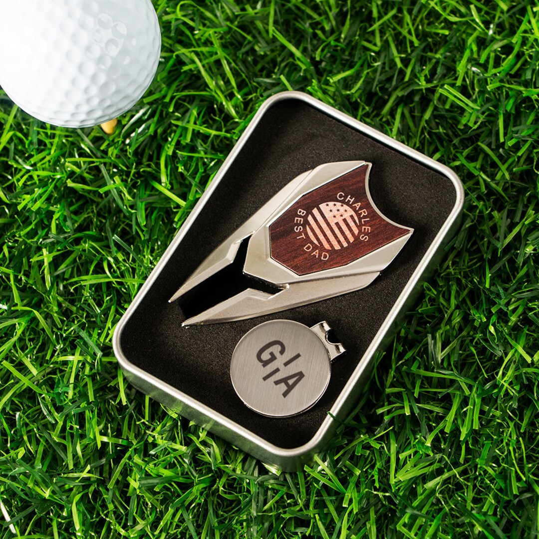 Personalized Golf Pitch Mark Repair Tool Ball Markerany Etsy