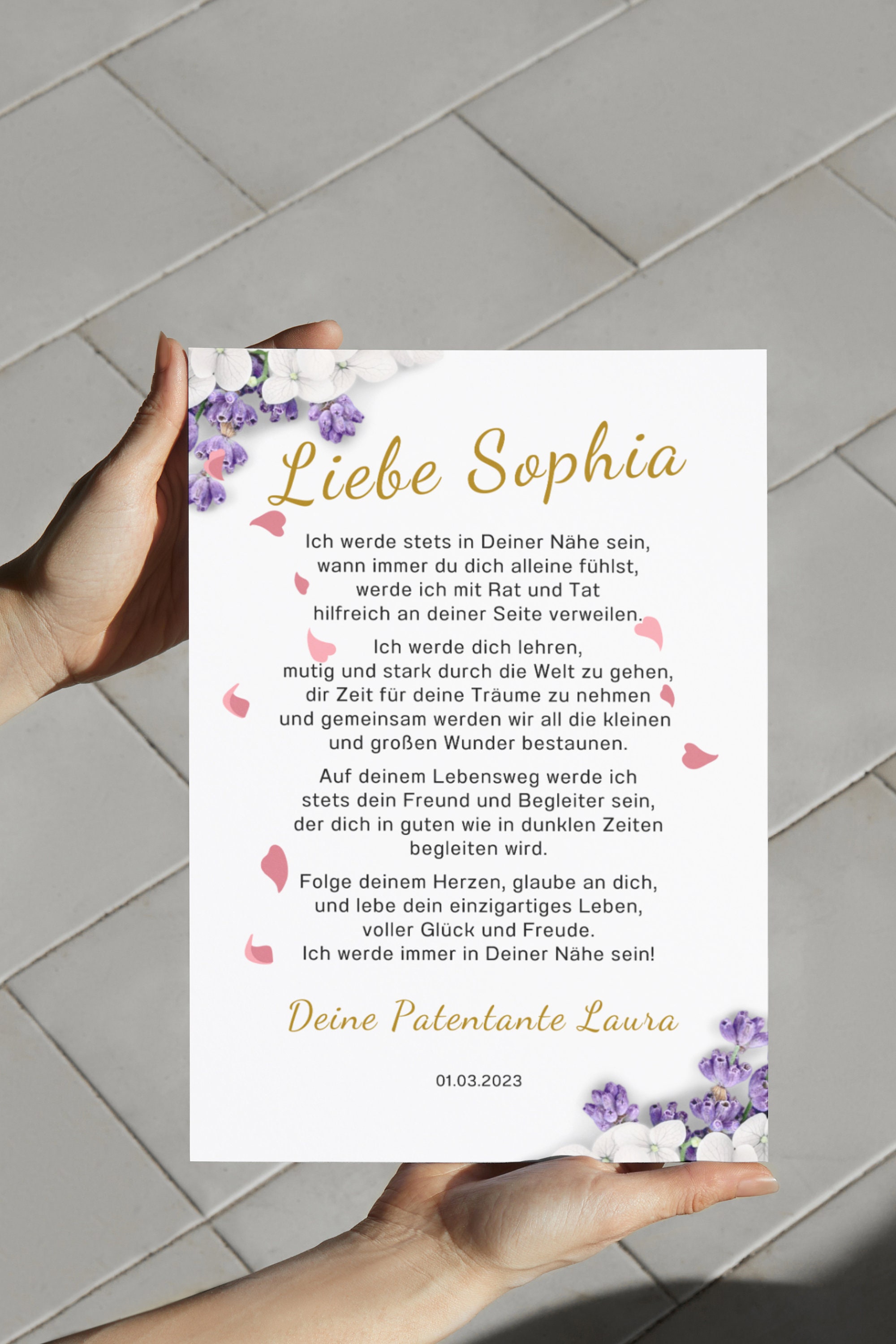 DIGITAL Geschenk für Patenkind personalisiert Geschenk zur Etsy