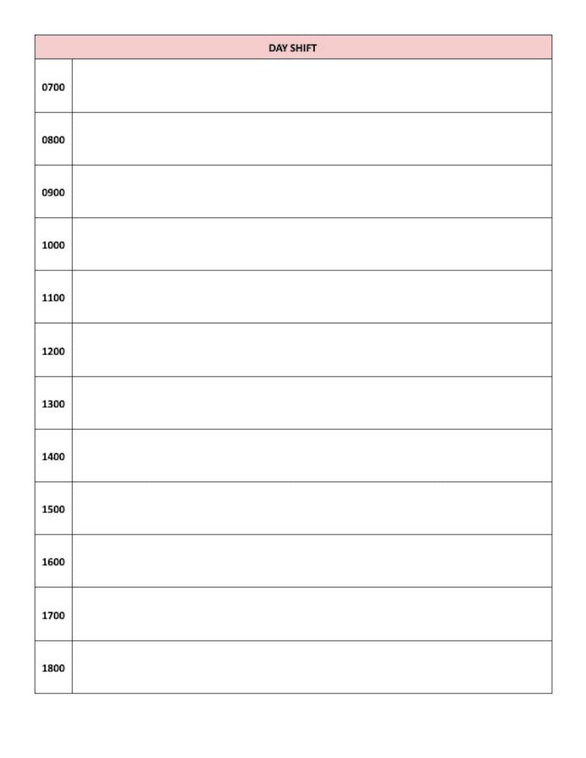 Printable Nursing Report Sheet, ICU Nurse Report Sheet PDF, Patient