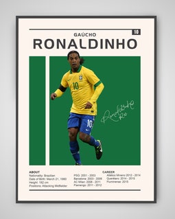 美品 ロナウジーニョ 『Ronaldinho』 ポスター 12枚セット 美品
