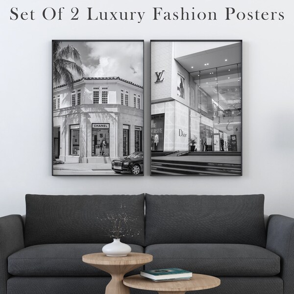 Black and White Designer Prints Etsy