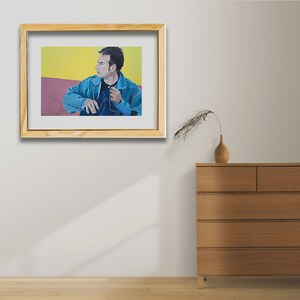 Ritratto su commissione | Dipinto personalizzato ad acrilico, idea regalo feste e compleanni, quadro volto, figura umana, disegnato a mano