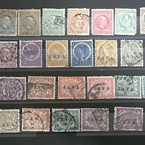 Postzegels van Nederlands-Indië 1870-1900 GEBRUIKT | VF
