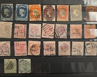 Collection of Stamps from Ceylon, 1870 to 1900