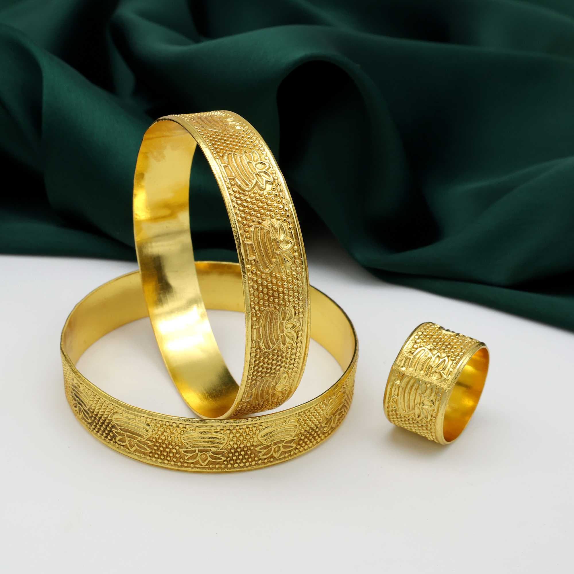 Lot De 10 Bracelets Indiens Empilables Or 14 Carats Pour Femme - Multicouches Bohème - Cadeau Noël Saint-Valentin