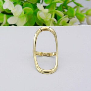 Plain Brass Arthritis Ring: Handmade EDS Finger Splint,