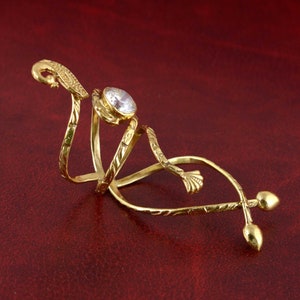 Adjustable Brass Arthritis Ring: Trigger Finger Splint,