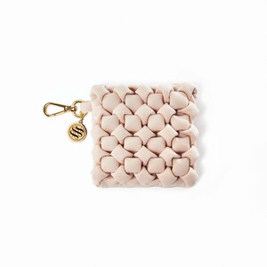 Grand porte monnaie porte carte zippé en tissu élégant idéal pour offrir