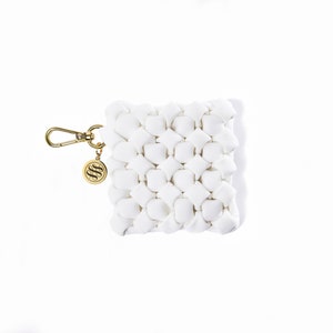 Grand porte monnaie porte carte zippé en tissu élégant idéal pour offrir